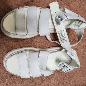 Size 6 Dr. Martens Sandals Clarissa White